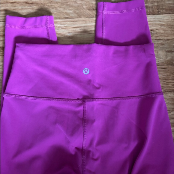 Lululemon Wunder Train High-Rise Tights Ripened Raspberry - 25” - Picture 4 of 5